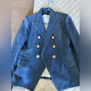 Denim Balmain Blazer Size 44